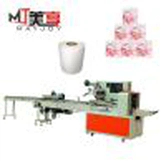 Tam Otomatik Tek Rulo Tuvalet Kağıdı Paketleme Makinesi